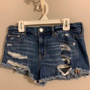 Blue Jean shorts from American Eagle